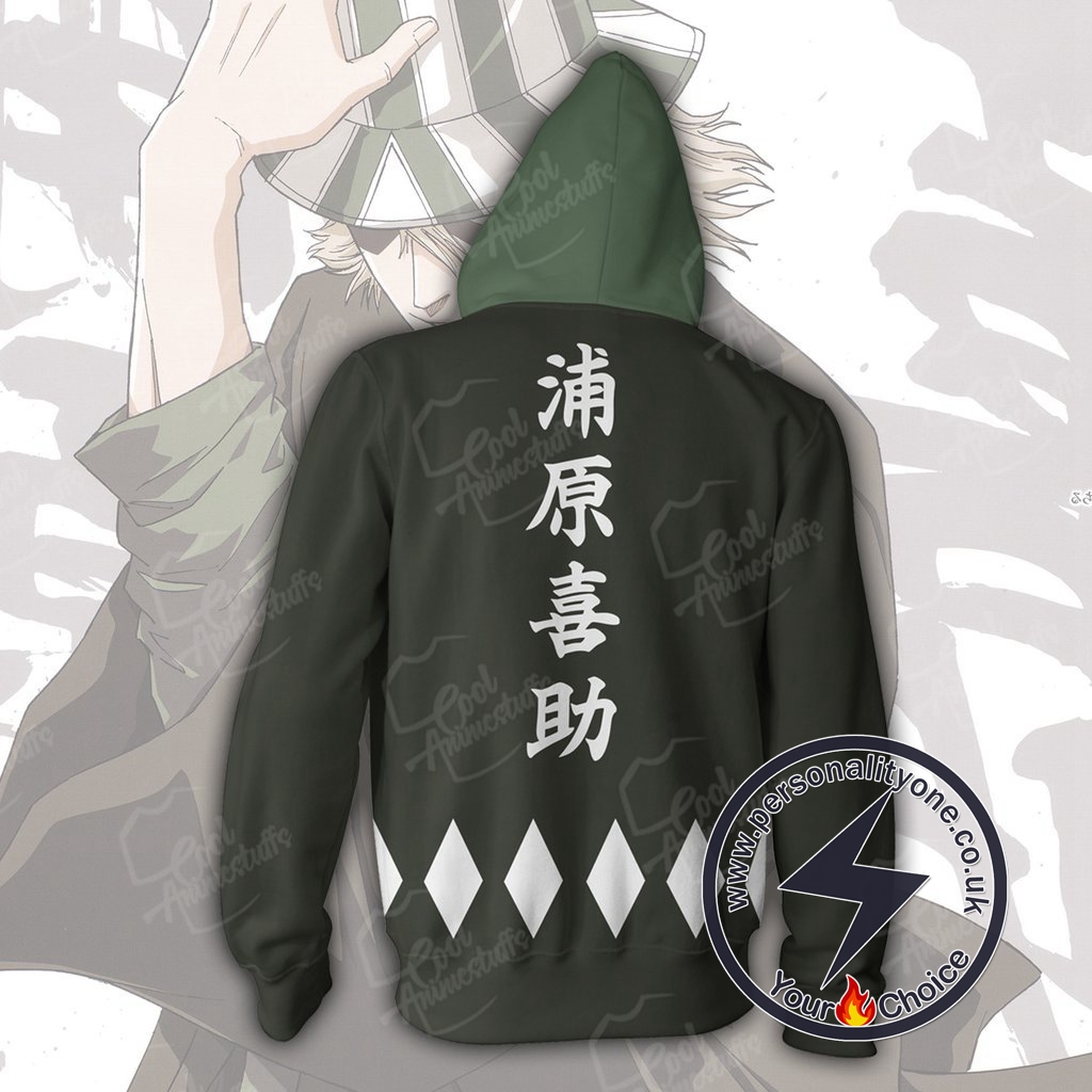 Bleach Kisuke Urahara Zip Up Hoodie Jacket